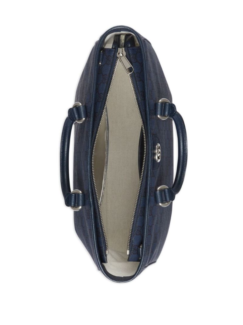 Blue Medium Ophidia Tote Bag