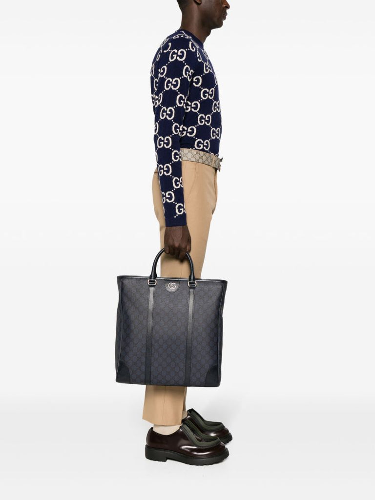 Blue Medium Ophidia Tote Bag