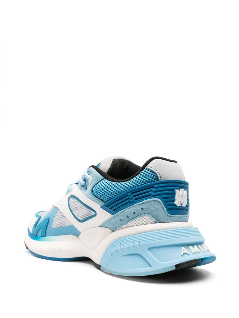 Blue Ma-runner Panelled Sneakers