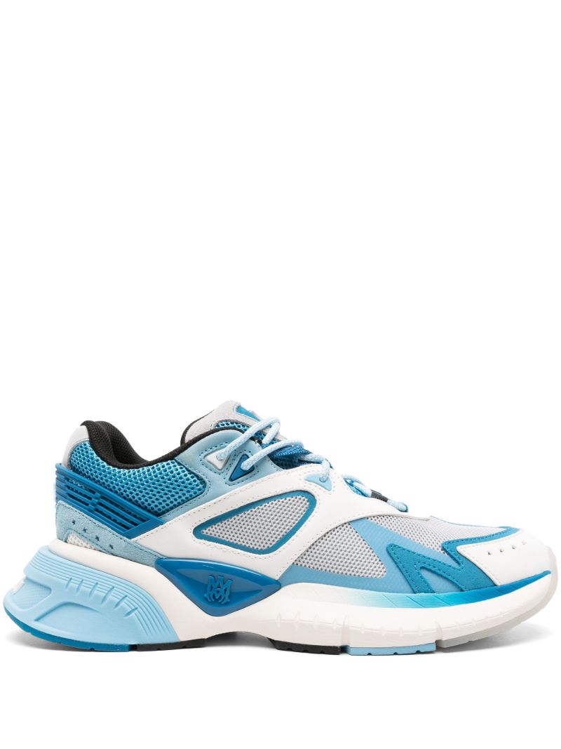 Blue Ma-runner Panelled Sneakers