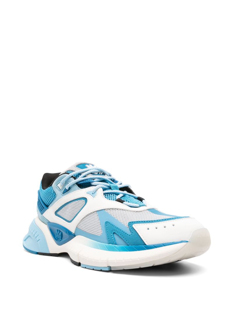 Blue Ma-runner Panelled Sneakers