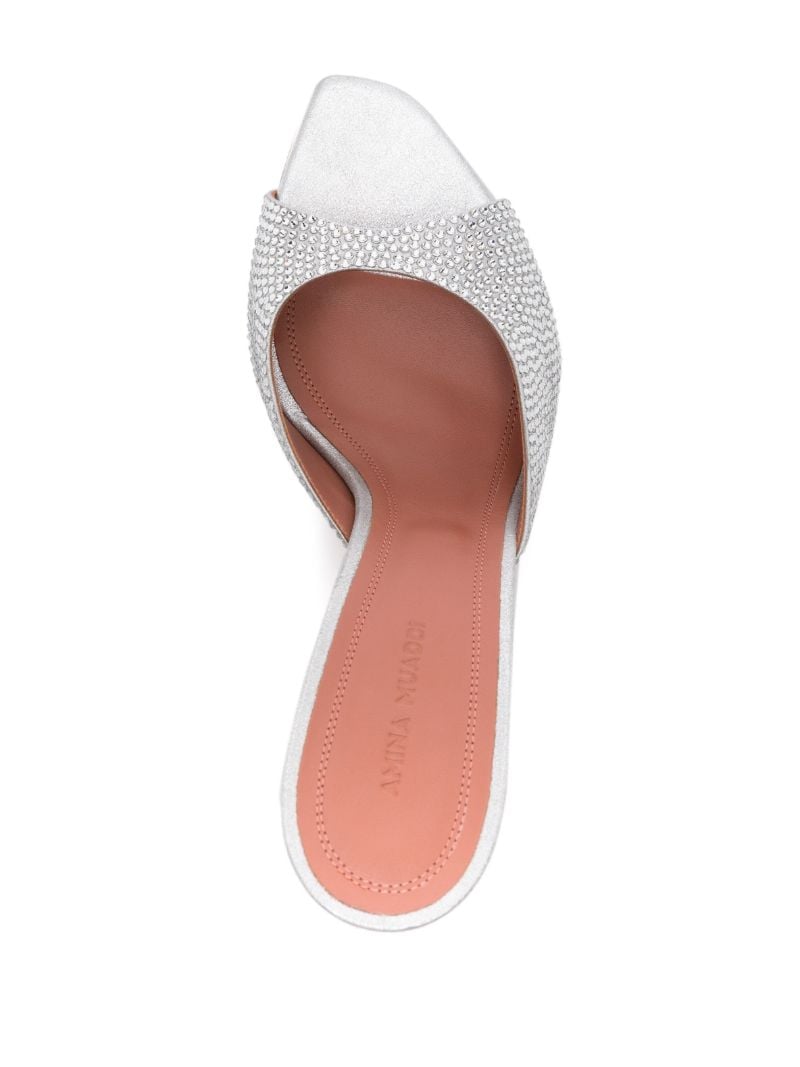 Silver Alexa 105 Crystal Mules