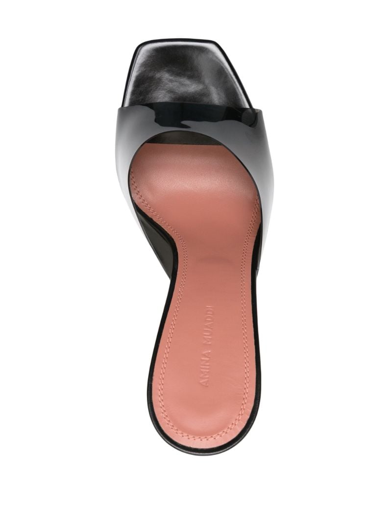 Black Dalida 140 Platform Mules