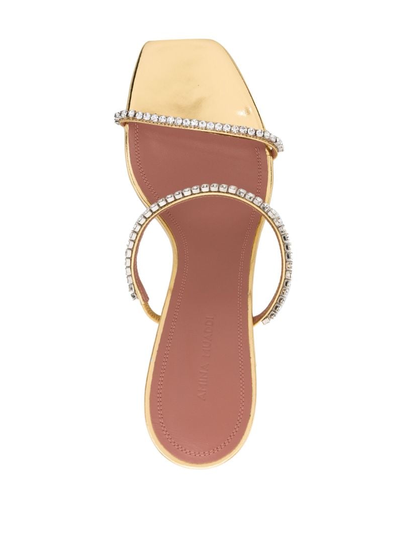 Gold Gilda 95 Crystal Sandals