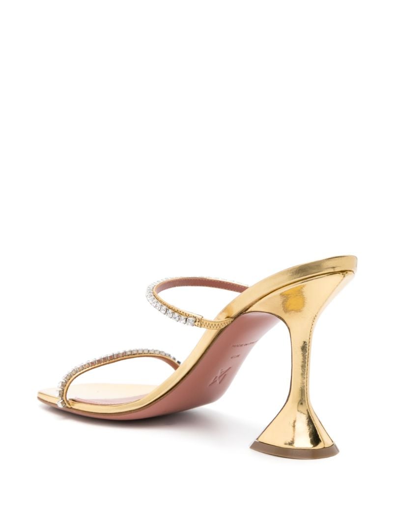 Gold Gilda 95 Crystal Sandals