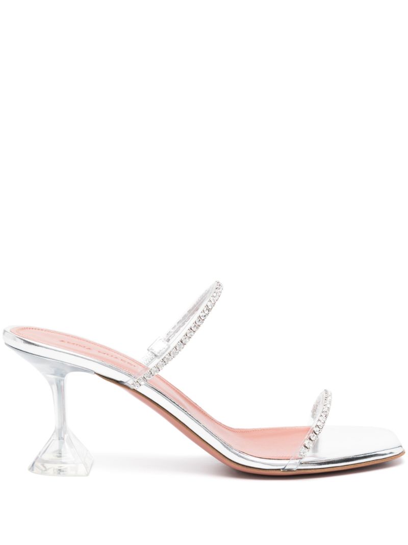 Silver Gilda 70 Crystal Sandals