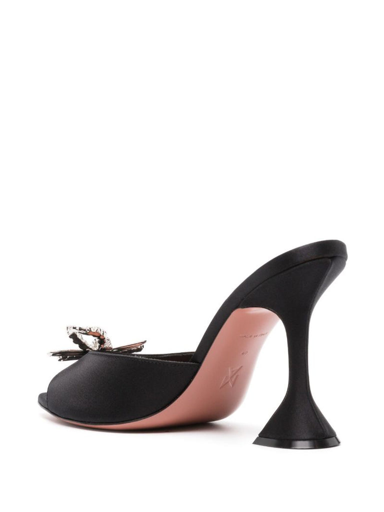 Black Rosie 95 Crystal Mules