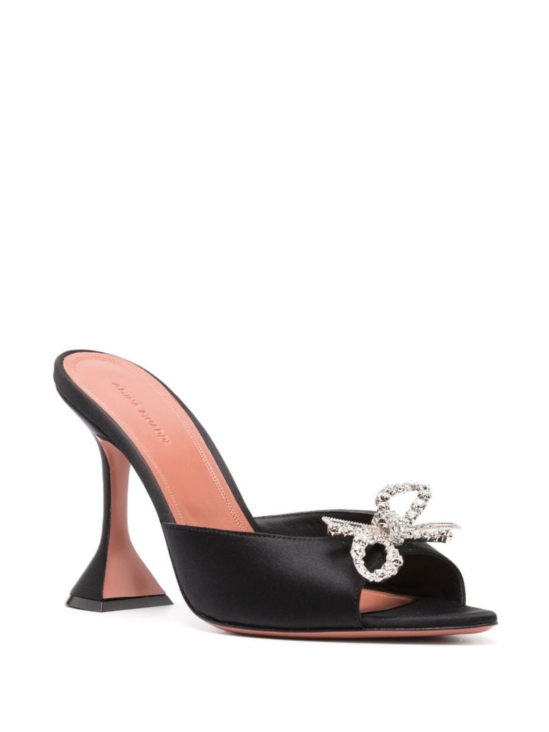 Black Rosie 95 Crystal Mules