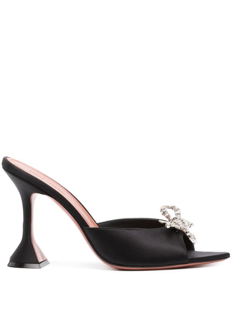 Black Rosie 95 Crystal Mules