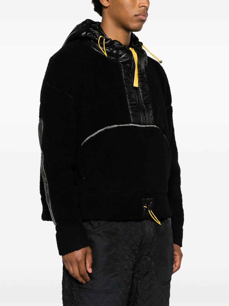 X Pyer Moss Black Cg Disc Anorak 001 Hooded Jacket