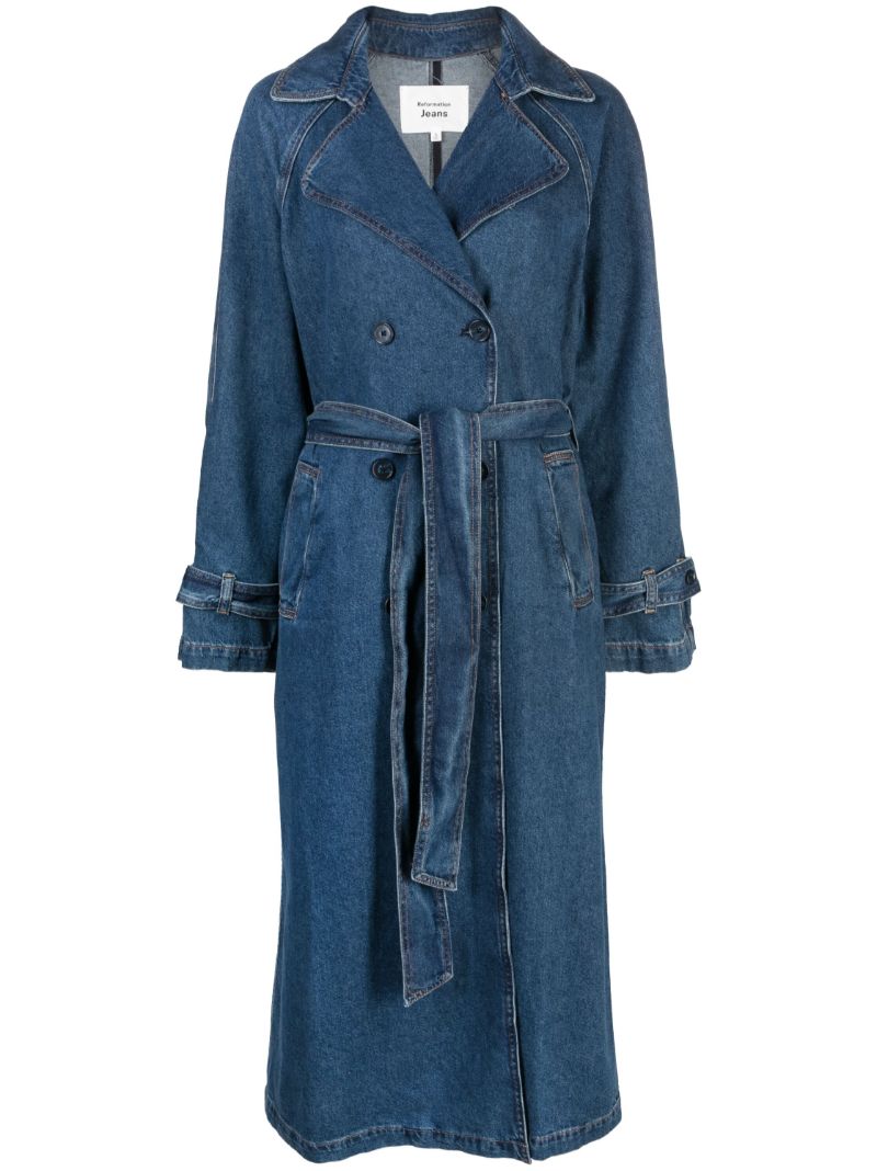 Blue Hayes Denim Trench Coat