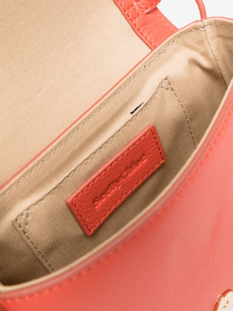 Orange Hana Mini Crossbody Bag