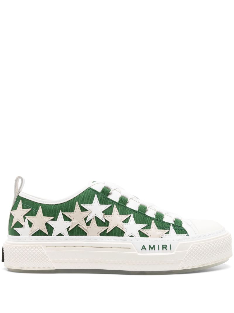 Green Stars Court Sneakers