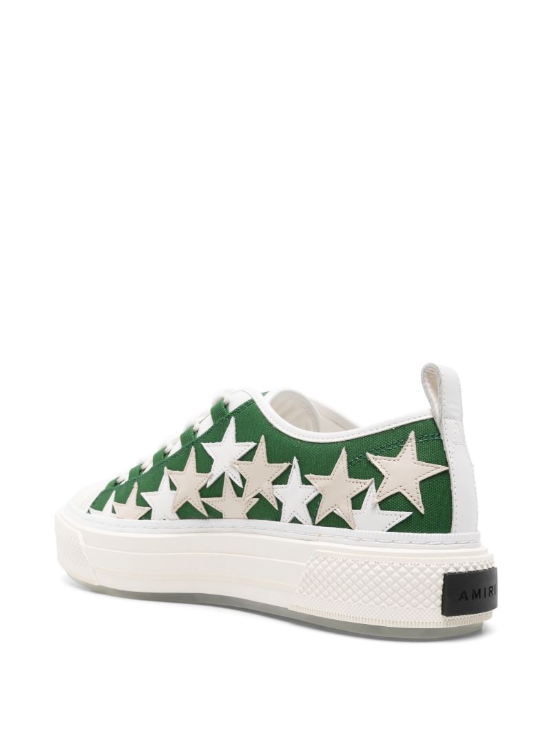 Green Stars Court Sneakers