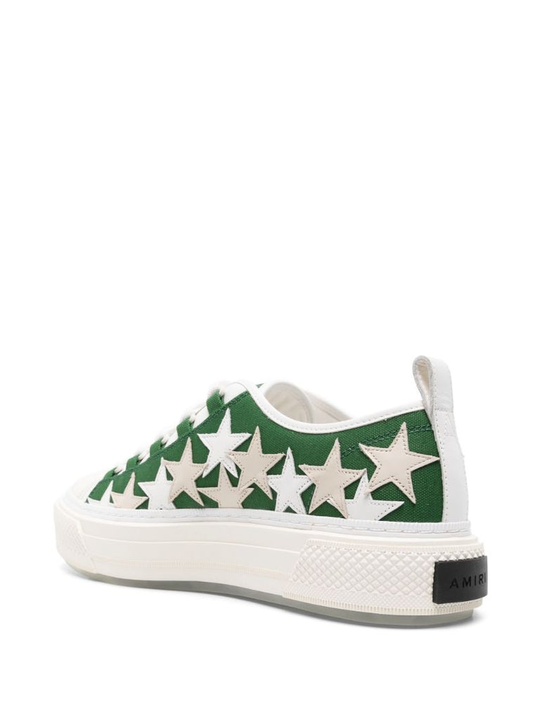 Green Stars Court Sneakers