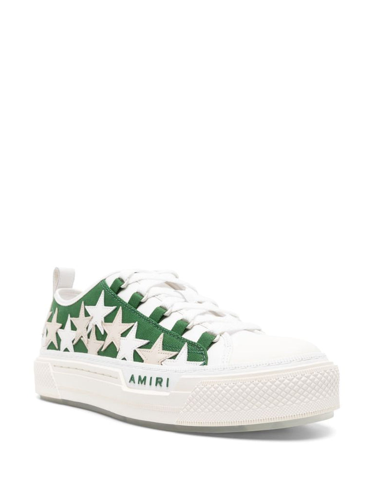 Green Stars Court Sneakers