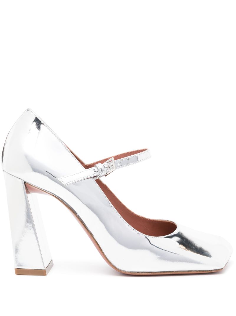 Silver Charlotte 95 Pumps