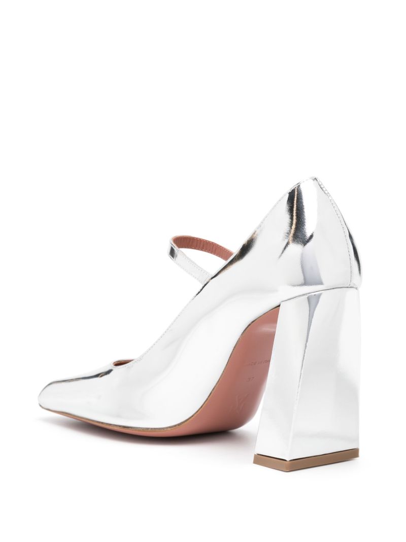 Silver Charlotte 95 Pumps