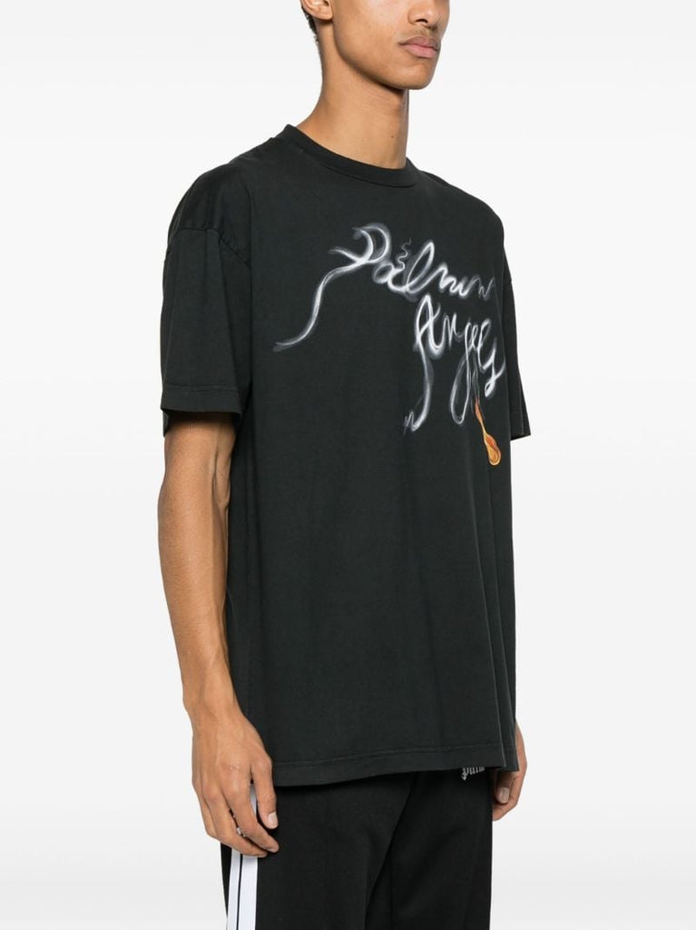 Black Foggy Logo-print T-shirt