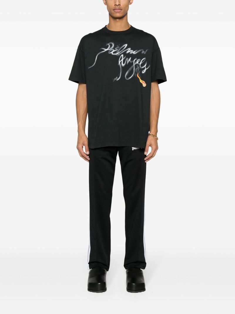 Black Foggy Logo-print T-shirt