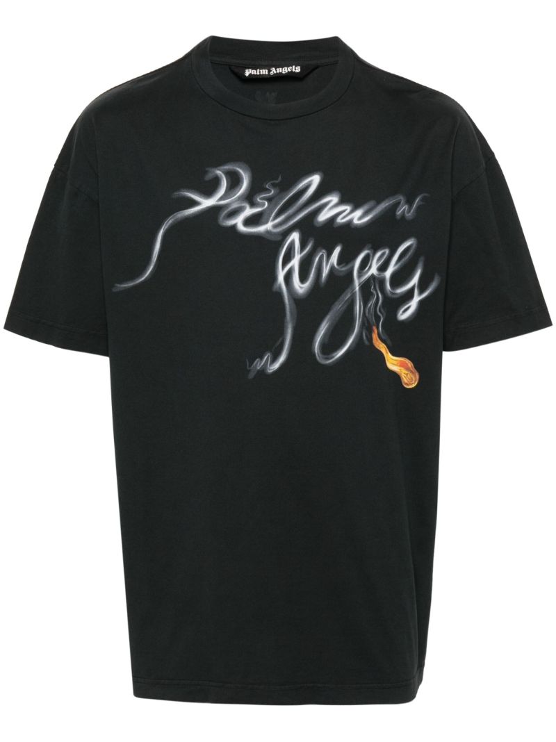 Black Foggy Logo-print T-shirt