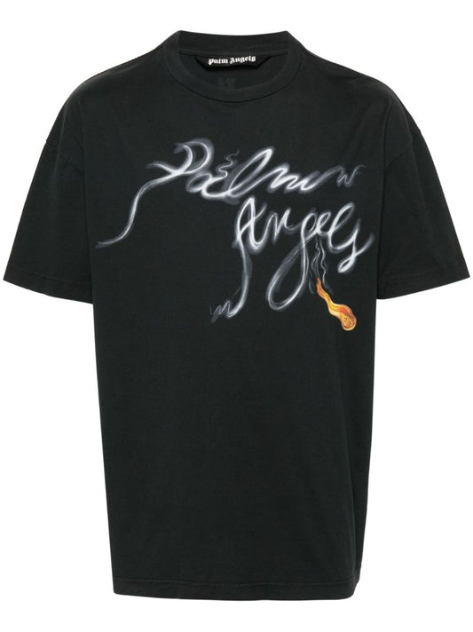 Black Foggy Logo-print T-shirt