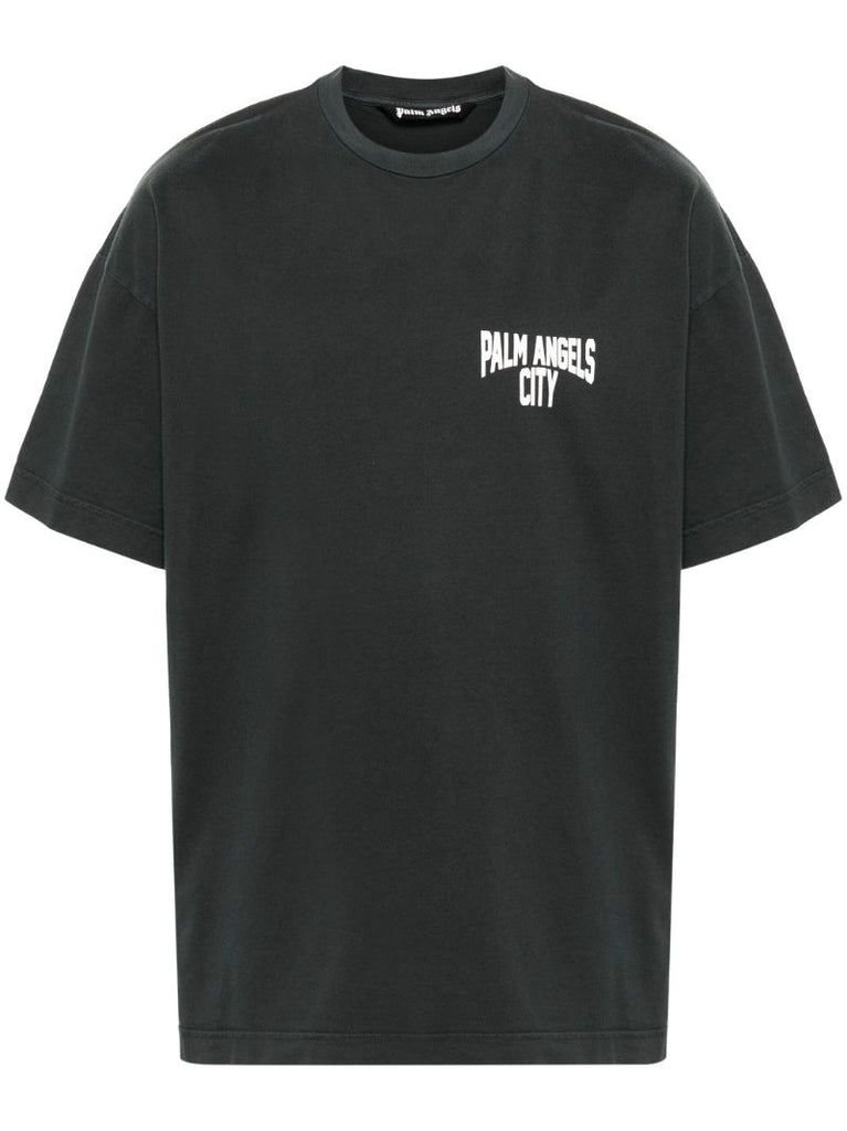 Grey City Washed-effect T-shirt