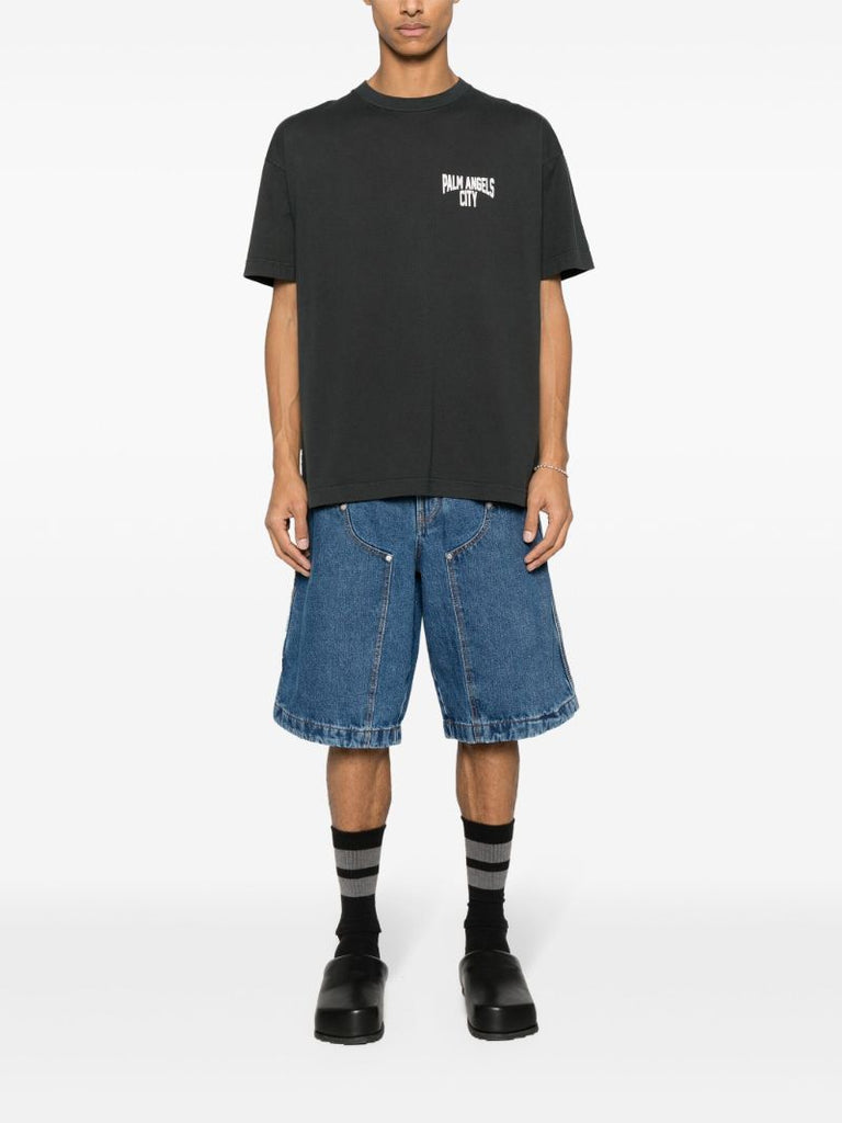 Grey City Washed-effect T-shirt