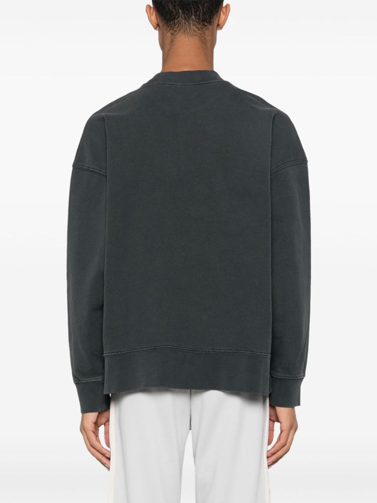 Grey Pa City-print Cotton Sweatshirt