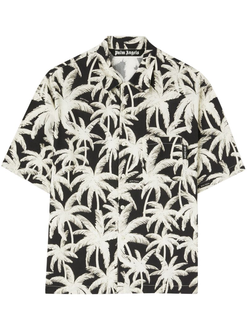 Black Palms Short-sleeve Shirt