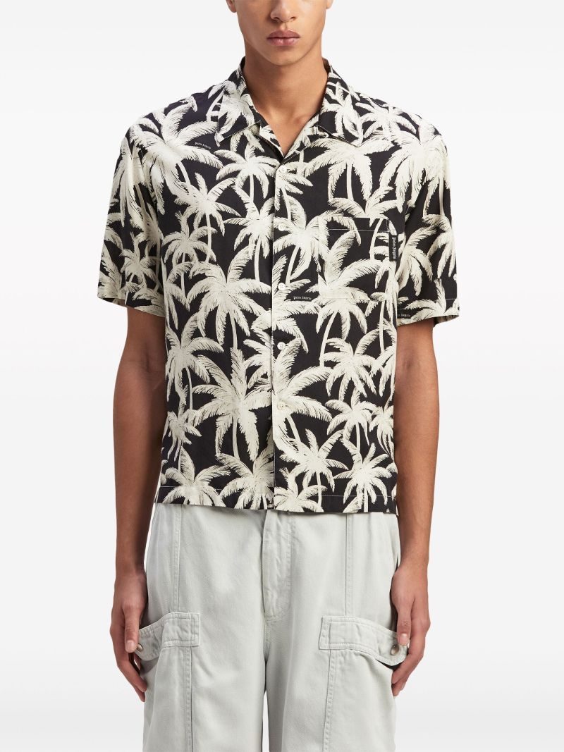 Black Palms Short-sleeve Shirt