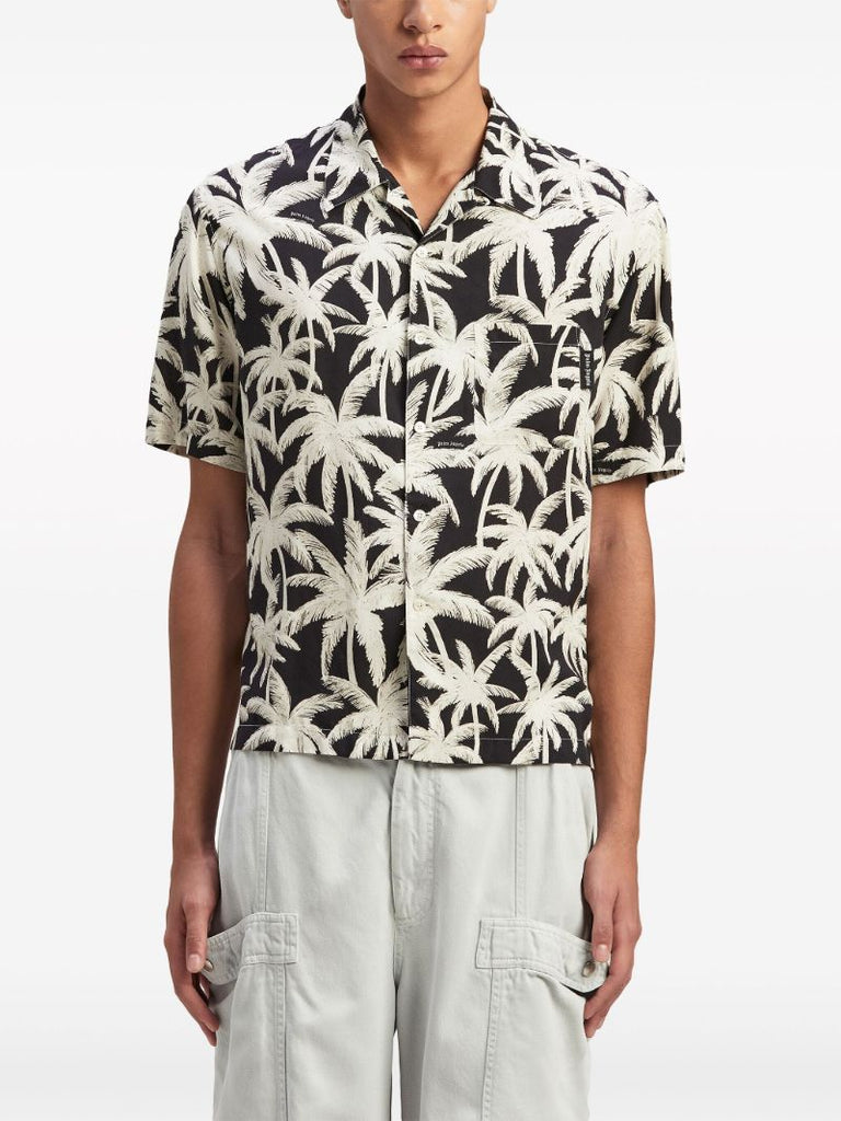 Black Palms Short-sleeve Shirt