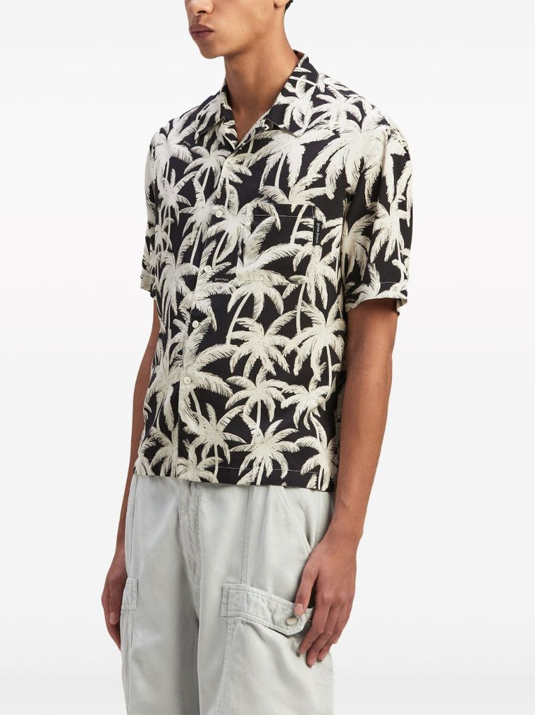 Black Palms Short-sleeve Shirt