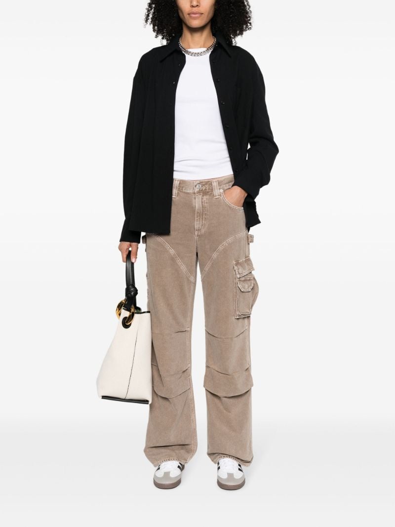 Neutral Nera Mid-rise Wide Jeans