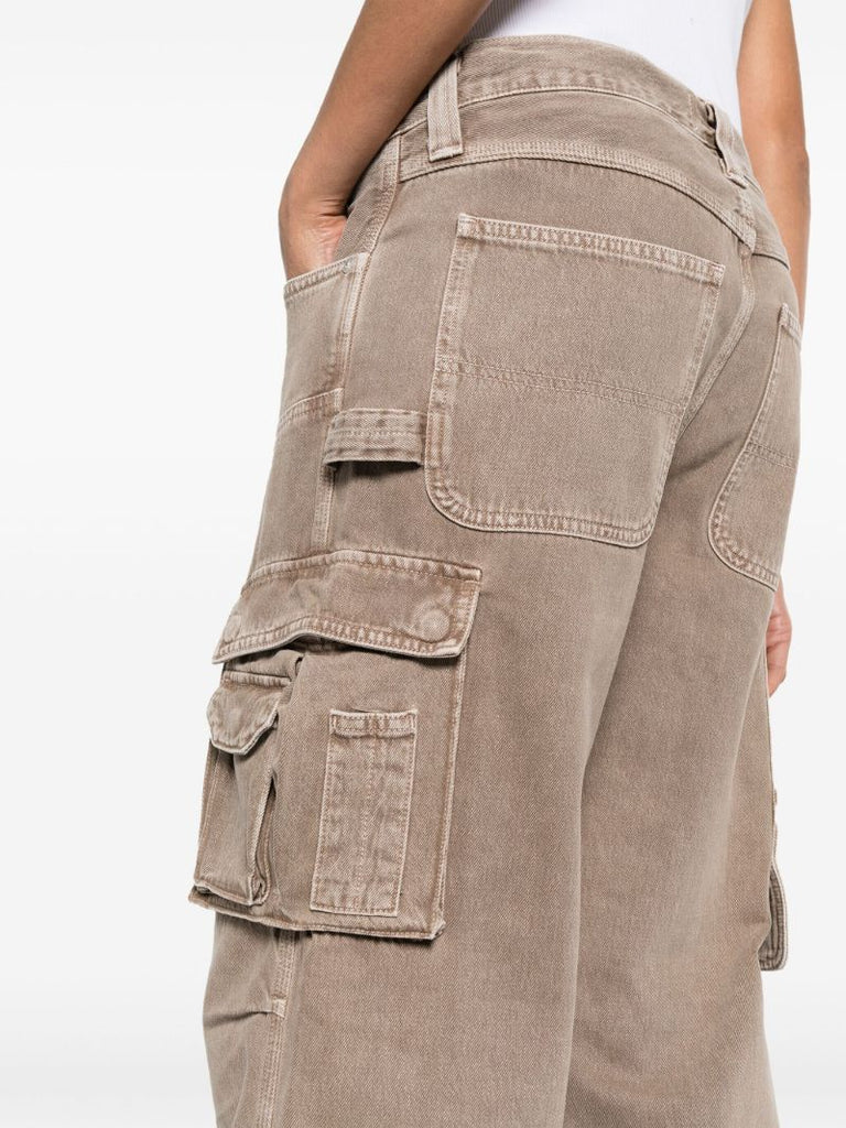 Neutral Nera Mid-rise Wide Jeans