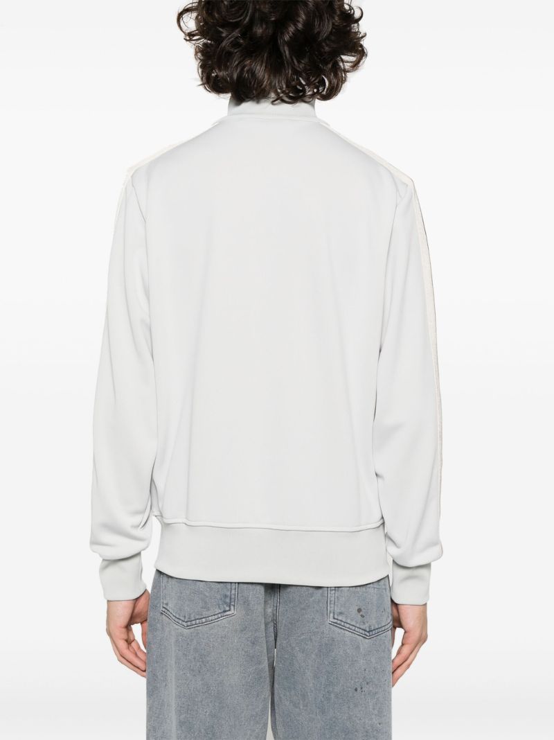 Grey Monogram-embroidered Track Jacket
