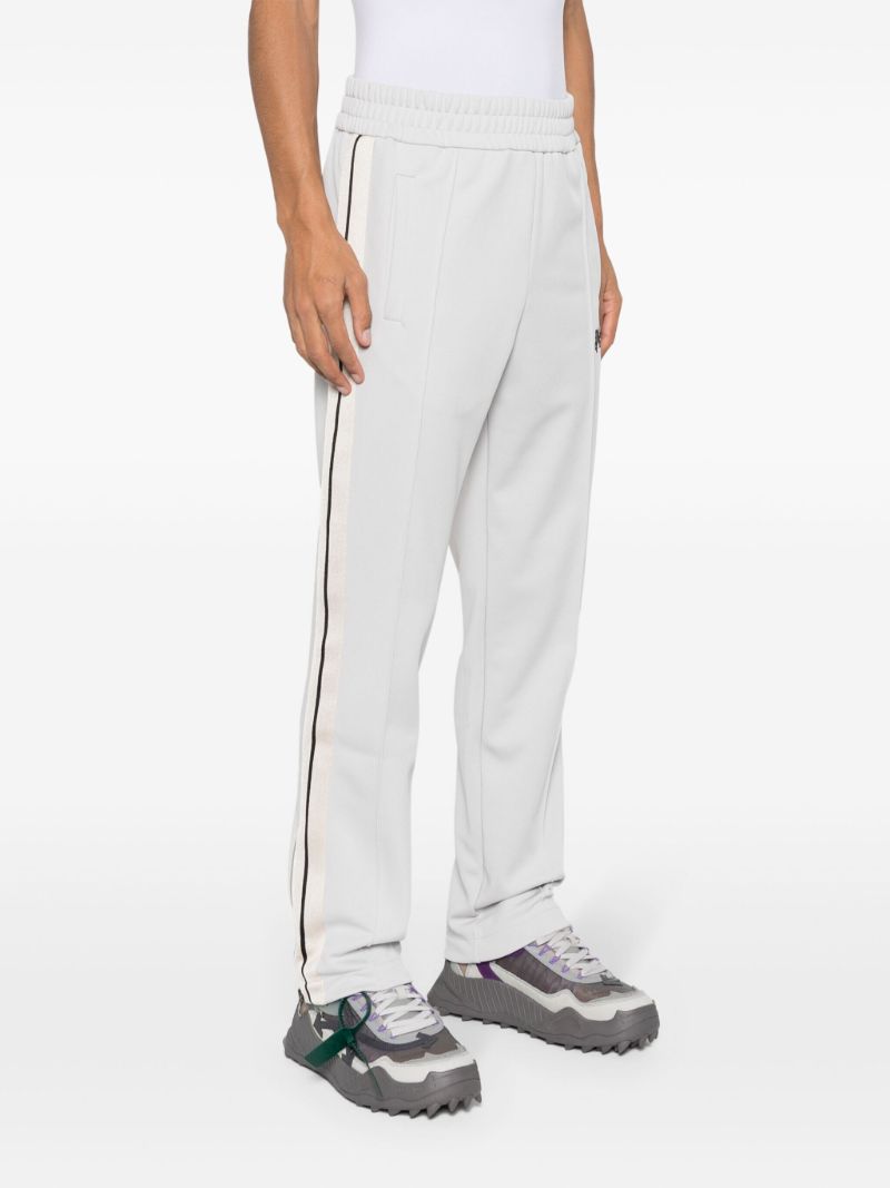 Grey Monogram-embroidered Track Pants