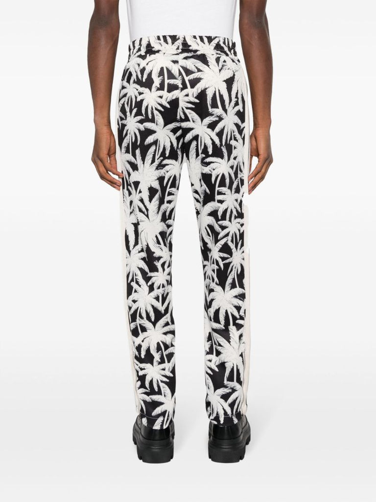 Black Palms-print Track Pants