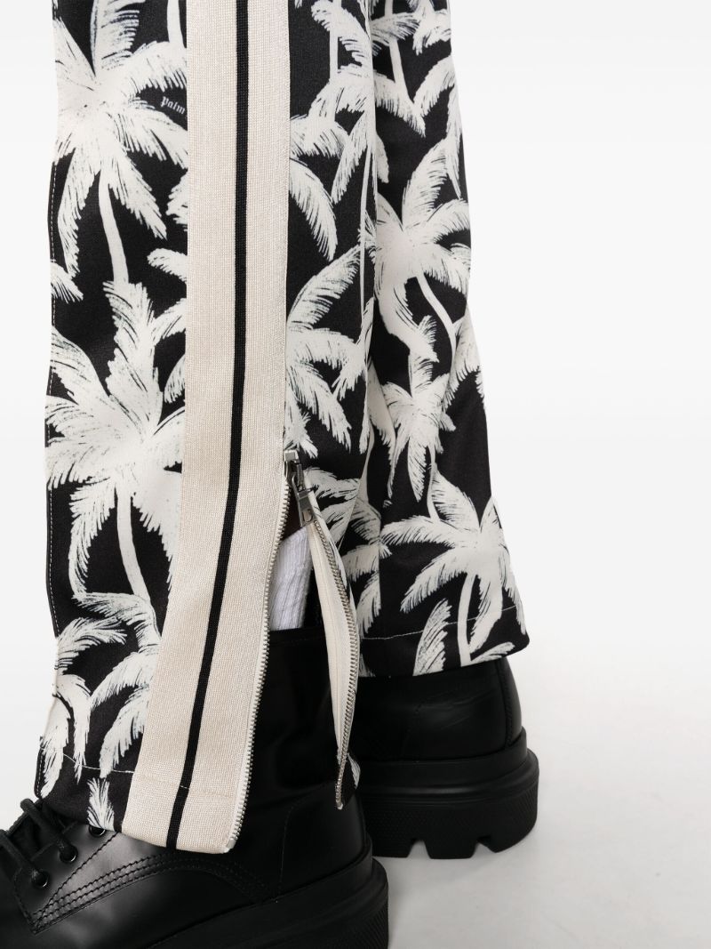 Black Palms-print Track Pants