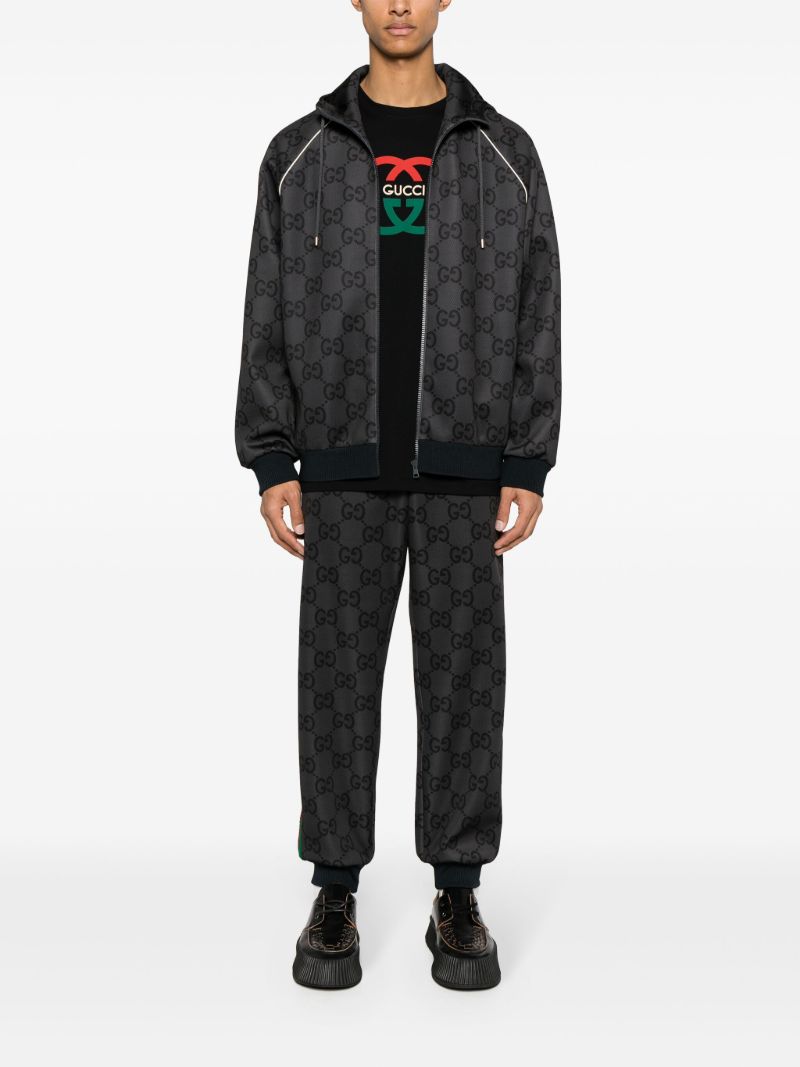 Grey Jumbo Gg Track Pants