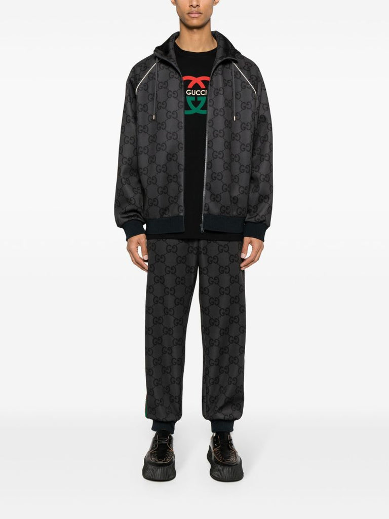 Grey Jumbo Gg Track Pants