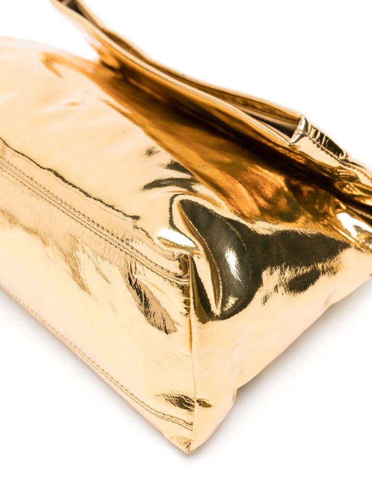 Gold Metallic Clutch Bag