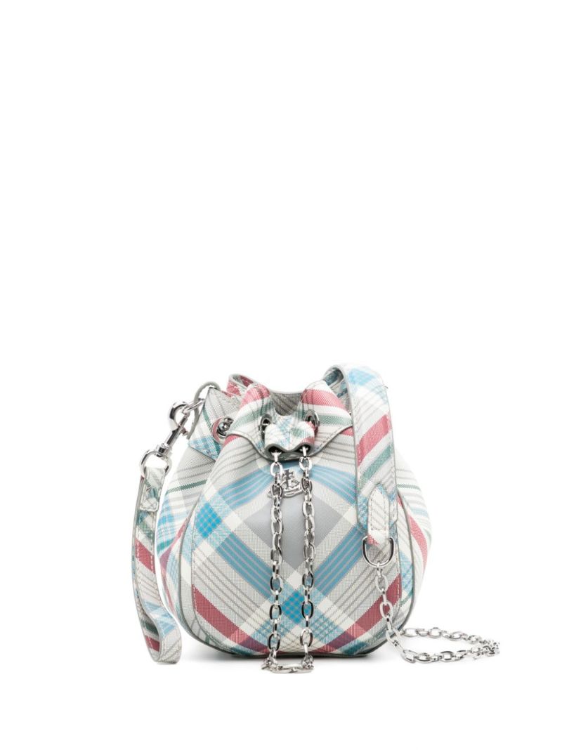 Multicolour Chrissy Leather Bucket Bag