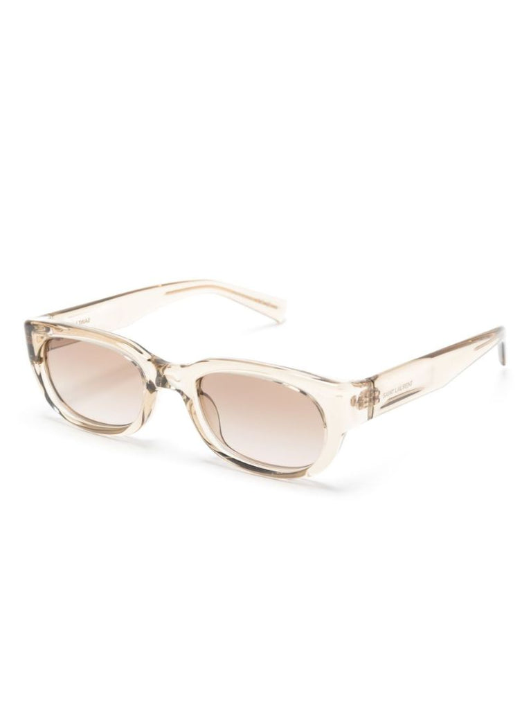 Yellow Sl642 Rectangle-frame Sunglasses
