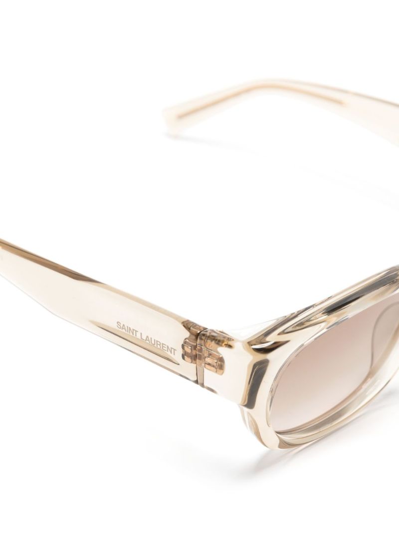 Yellow Sl642 Rectangle-frame Sunglasses
