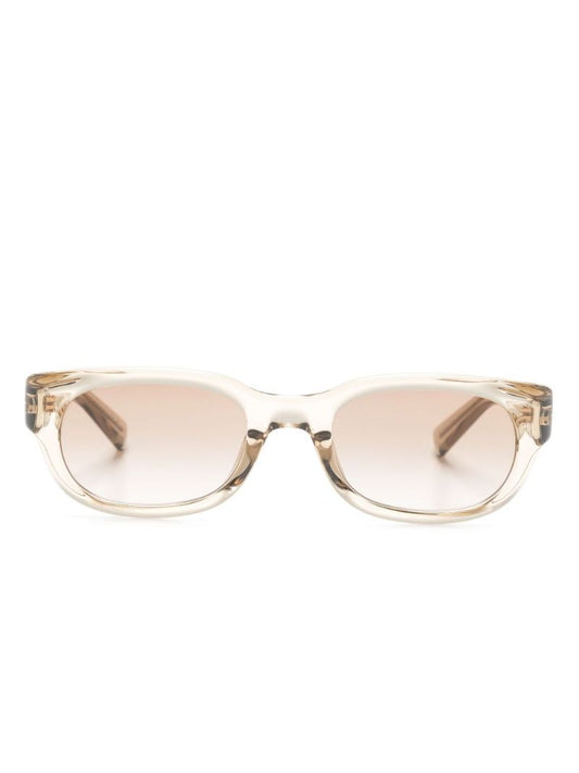 Yellow Sl642 Rectangle-frame Sunglasses