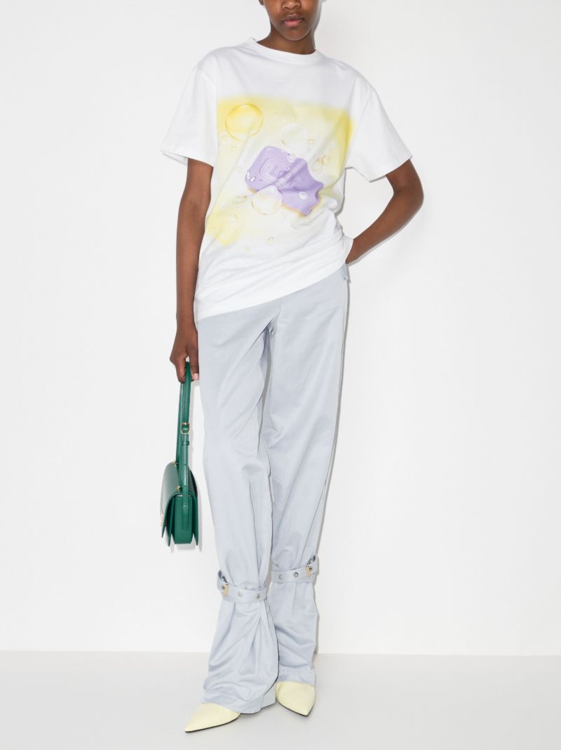White Soap Logo-print T-shirt