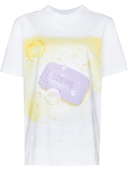 White Soap Logo-print T-shirt
