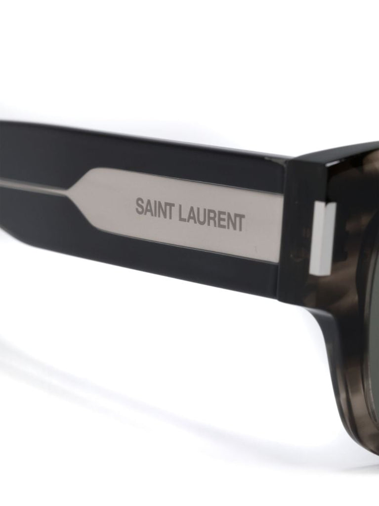 Brown Sl617 Square Frame Sunglasses