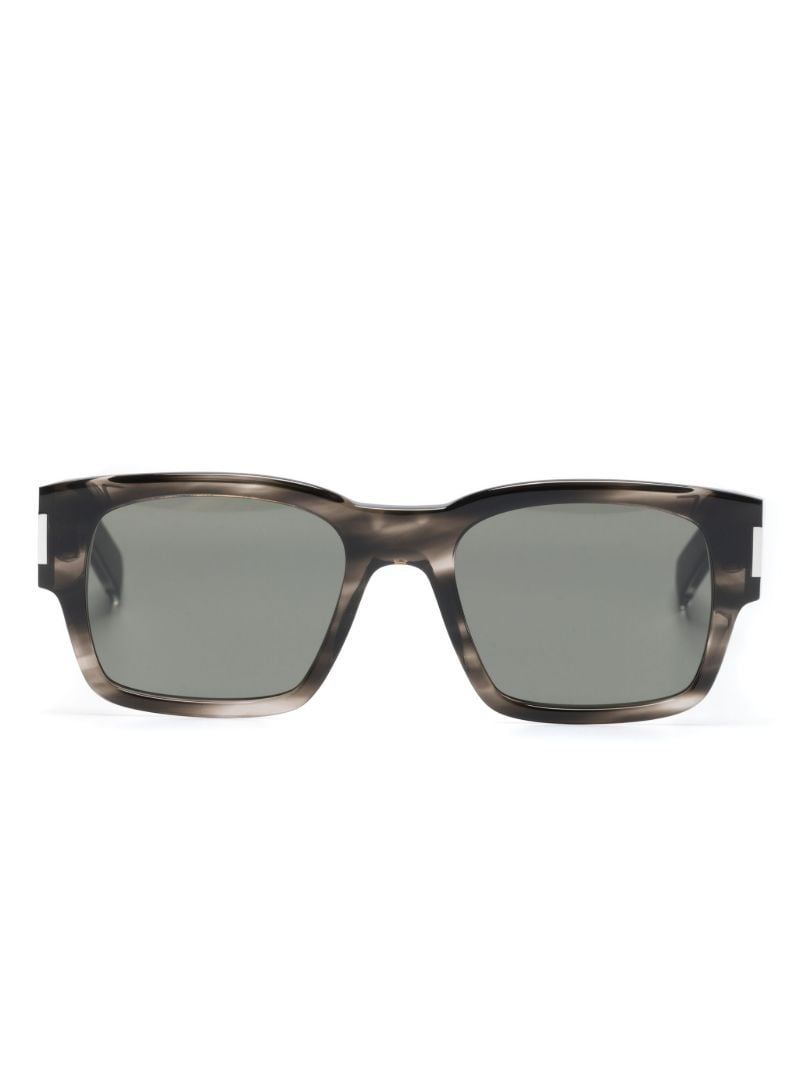 Brown Sl617 Square Frame Sunglasses